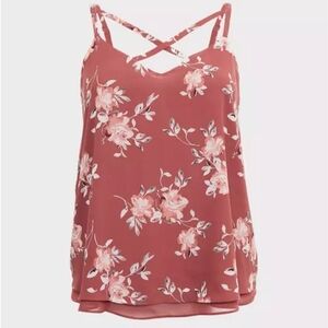 Torrid Sophie Chiffon Strappy Swing Cami Size 3